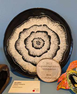 2025 Regional High School Art Exhibition: Best Craftmanship "Sgraffito" by Sophia Roberts
